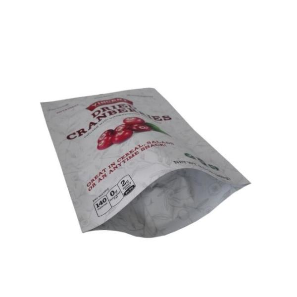 Высушенные клюквы стоят вверх по ISO 9001 сумки 1000g 2kg мешка молнии Resealable упаковывая