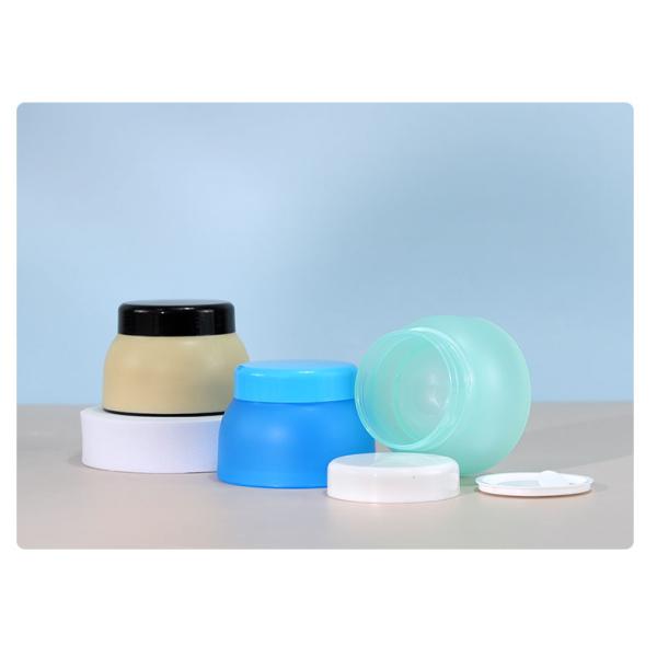 Material de PP 2024 Jarrón de crema facial de colores 5G/10G/20G/30G/50G Botella de crema cosmética para cuidado de la piel personalizado