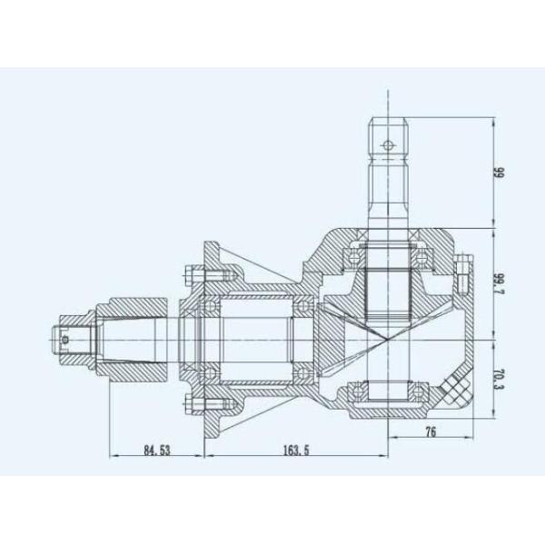 Conveyor Mill Machine Industrial Worm Gearbox Reducer
