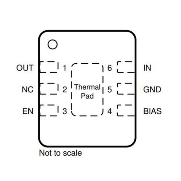 низкое течение IC TPS7A1110PYKAR XFBGA5 регулятора отключения 500mA низкое спокойное