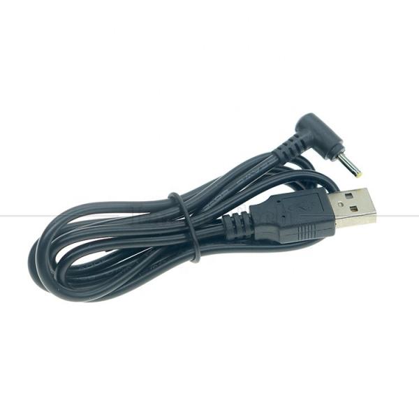 90 grados en ángulo recto USB A macho al barril Jack DC 2.5x0.7mm 3.5x1.35 5.5x2.5 5.5x2.1mm Cable de carga