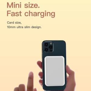 5000mah personalizou o banco do poder construído em magnético para o iPhone 12