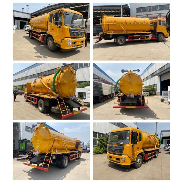 4x2 Chinese Dongfeng 6000 Liters Sewage Suction Truck