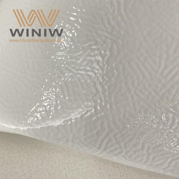 Antibacterial Shoes Synthetic Leather PU Coated Microfiber Shoe Lining Fabric