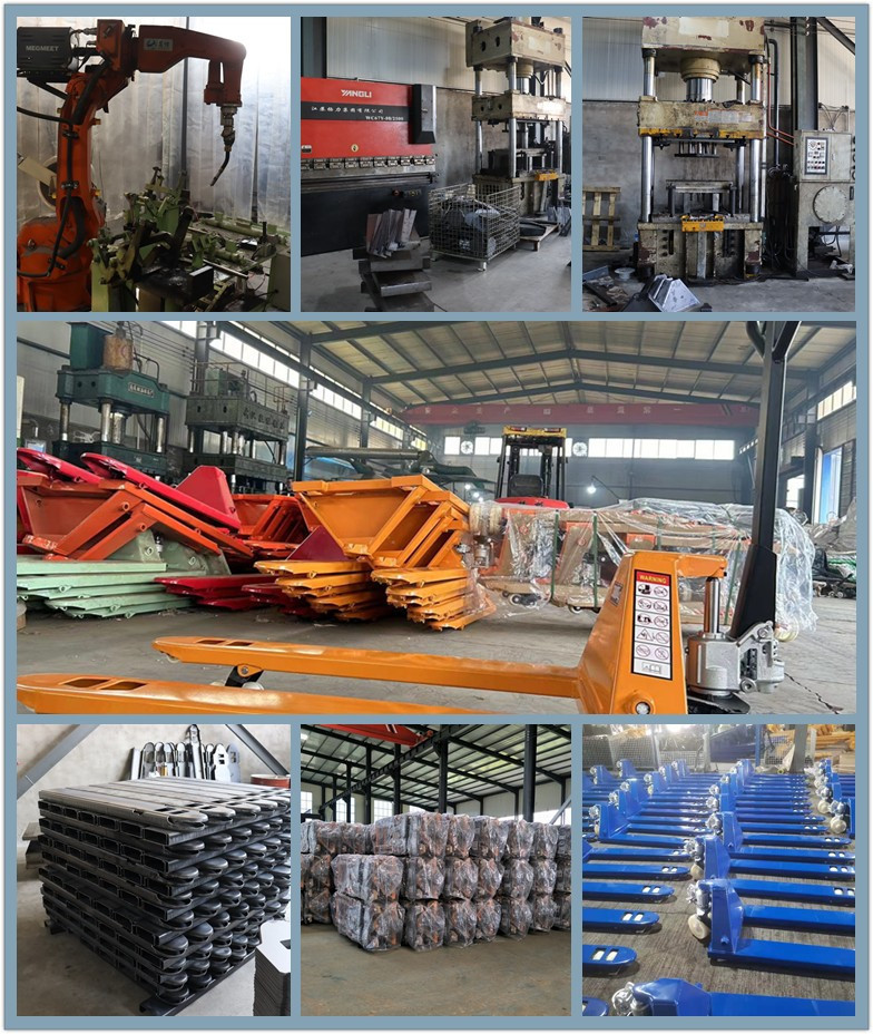 2500kg Hand Pallet Truck Customized Heavy Duty Pallet Truck For Pallet Handling