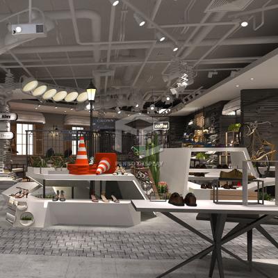T5 Led Shoes Shop Furniture Design OEM Adjustable From 48In To 72In