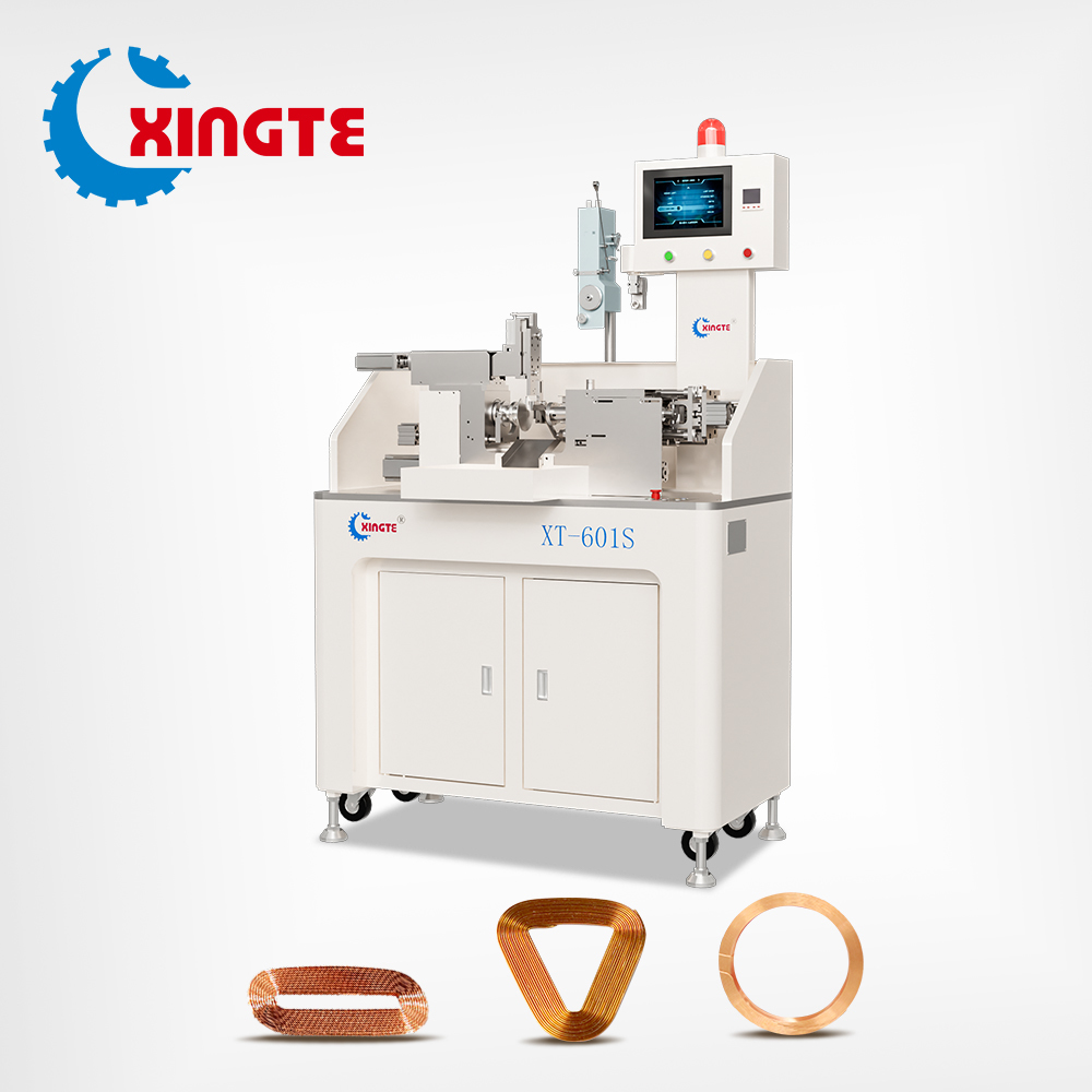 Fully automatic single-axis air-core coil winding machine with high efficiency, 99% yield rate, and 150-900 Pcs/h output