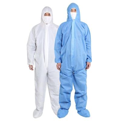 Unisex Coverall Disposable Protective Suit Antivirus For Factory Staff