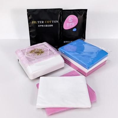 L'aspirateur à ongles rose bleu Filtre coton 100 pièces par sac Ou 200 pièces par sac