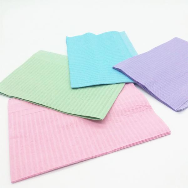 Waterproof Disposable colorful dental bibs for Dentist and Medical use