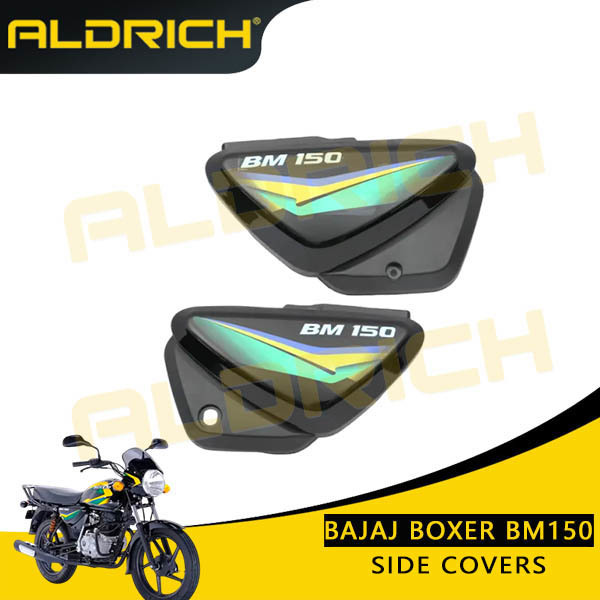 BM150 Bajaj Boxer 150 Side Cover Pair Durable ABS Plastic Fairing Body Panel