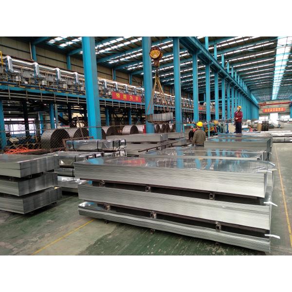 High Zinc Coated Galvalume Steel Sheet Z90 1.5*1250mm G330 / G440 Hardness