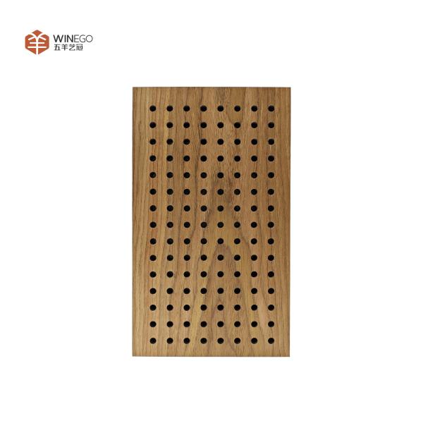 High Fire-Resistant Perforated Acoustic Panel Safe for Public Spaces Wall and Ceiling