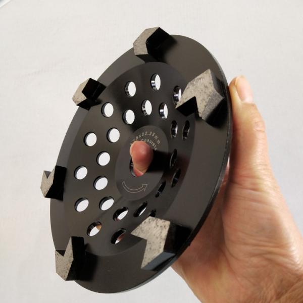 180mm зубы в-образности абразивного диска чашки диаманта 7 дюймов конкретные