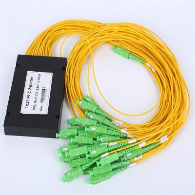 ABS PLC Optical Splitter SC APC SC UPC Fiber Optic PLC Splitter 1x8 1x32 1x16 1x64