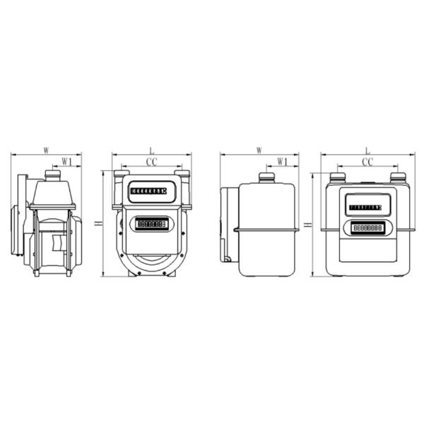 LoRaWAN основало метр управления энергией измеряя системы LoraWan газа