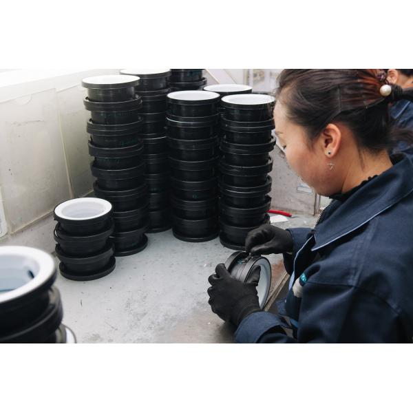 Wafer Type Seat Butterfly Valve High Performance PTFE + FKM Material Custom Color