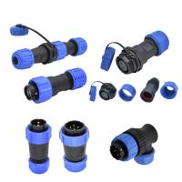 Série impermeável industrial 2 - 12 Pin Panel Mount do SP do conector de alimentação IP68