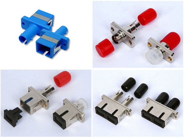 Hybrid Multimode Fiber Optic SC-LC ST-LC Optical Cable Adapter Pass ROHS SGS