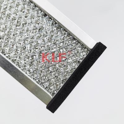 5-Layer Aluminum Foil Mesh Filter for Kitchen Hoods with Tool-Free Installation and High Temperature Resistance
