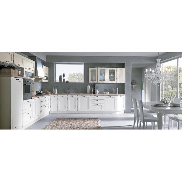 Italian Kitchen Furniture Design Featuring Solid Wooden Cabinet and Blum Hardware