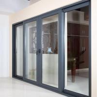 Porte coulissante en verre d'aluminium personnalisable