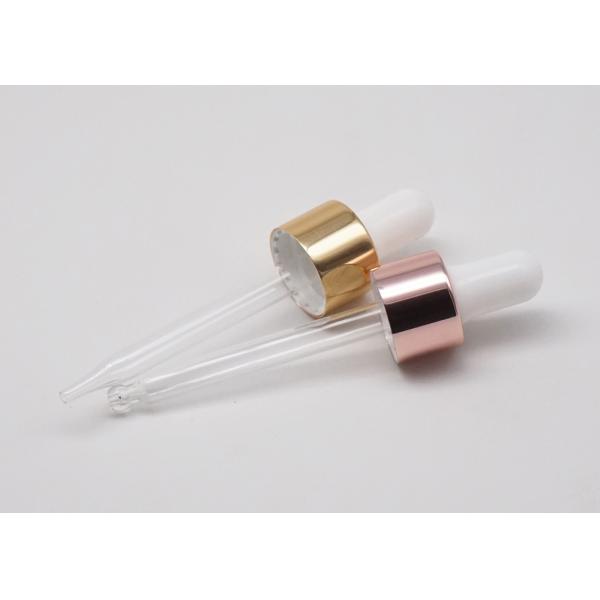 Алюминиевый 18/410 центриков силикона пипетки капельницы стеклянного глаза