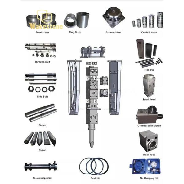 Excavator 140 Hydraulic Breaker Hammer For SB81