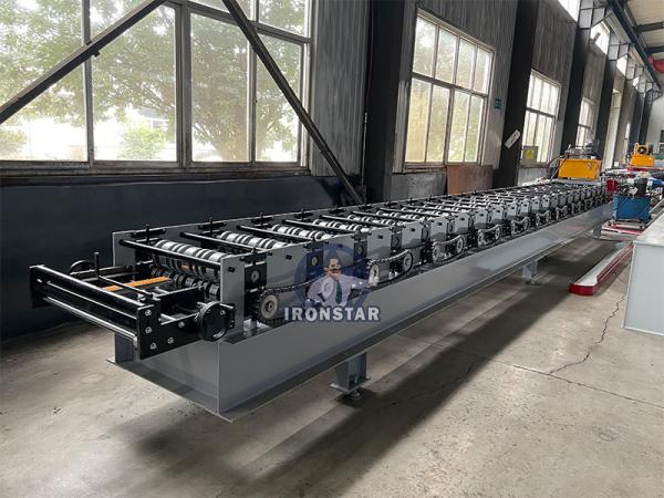 Wall cladding sheet roll forming machine