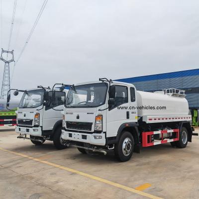 Sinotruk HOWO Tanker Water Truck 4X2 10cbm Water Sprinkler Truck