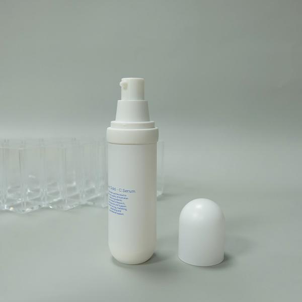 JL-AB123 Screw Sealing ODM AS White Airless Pump Bottles 0.5 Oz 1 Oz 1.7 Oz Single Wall