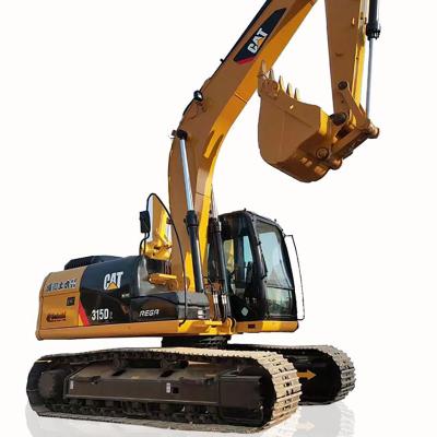 Used Caterpillar 315D Excavator 0.61m³ Bucket Capacity 91kw Rated Power Excellent Engine