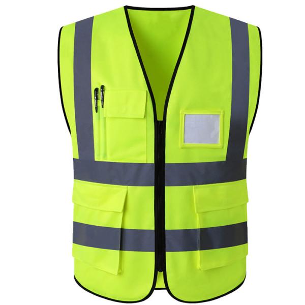 Red Yellow High Visibility Reflective Safety Vest Coat For Men Kids Children Polo Tshirt