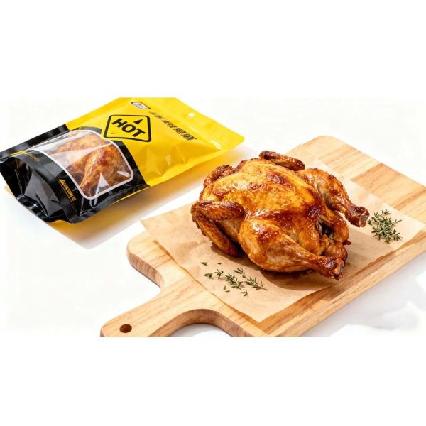 Eco Friendly Chicken Packaging Bags Biodegradable Fast Food Bags Grease Resistant