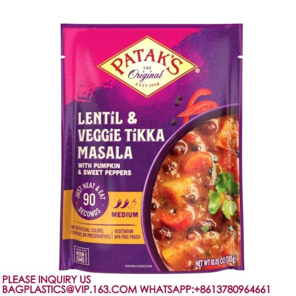 Cooking Bags, Cooking Pouches, Soup bags, Soup Pouches, Juice Beverage Spout Nozzle Pouch