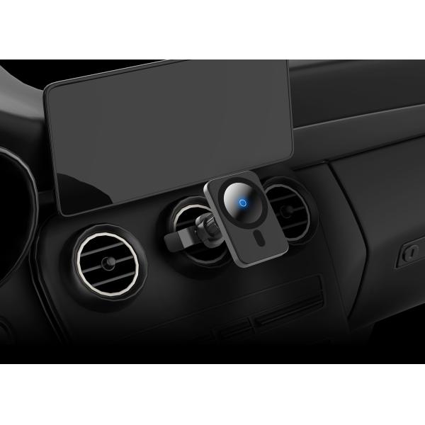 Wireless Qi 15W Square Silicone Car Charger Magnetic Holder