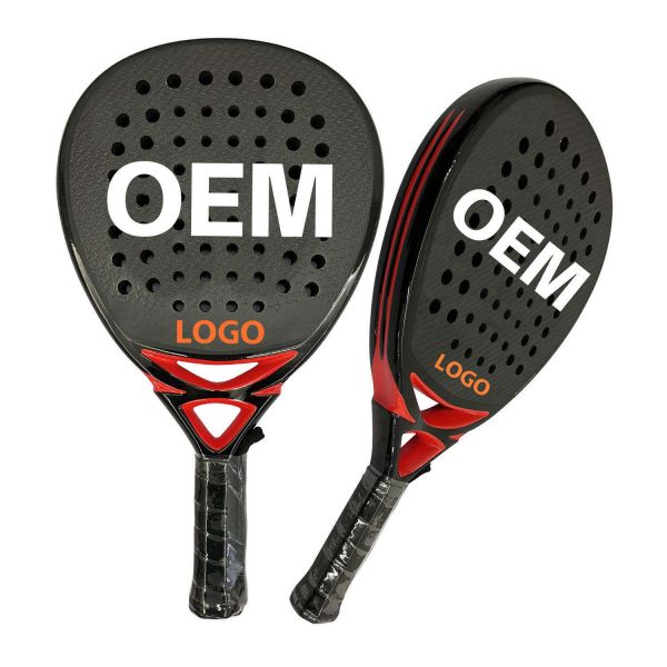 OEM Custom 3K Carbon Fiber Padel Racket with Superior Spin Power and Custom Logo Printing