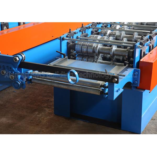 Customization G550S Hi Tensile Colorbond Steel Gutter Machines With PLC System