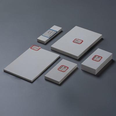 High Strength White Alumina Ceramic Plates Square Shape Max 1700.C Working Temperature