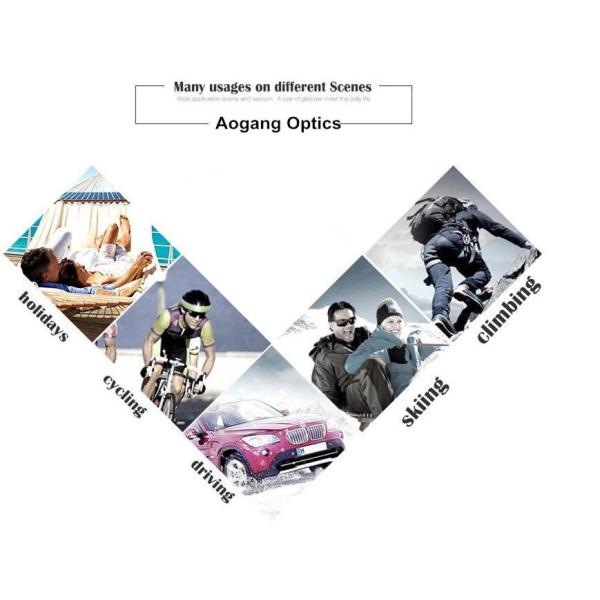 Sunglass Uv400 Protection Lenses , Tinted CR39 1.499 Custom Sunglass Lenses