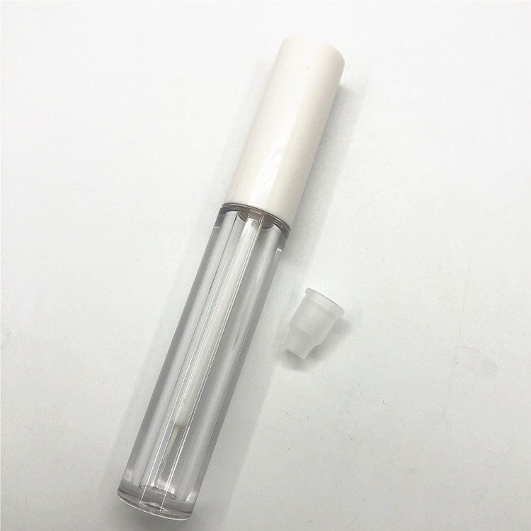Wholesale 3ML White Mascara Growth Serum Empty Bottle ABS Custom Logo Cosmetic Packaging