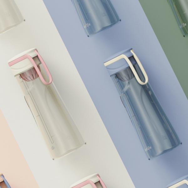 700ML Plastic Fitness Water Bottle For Sports Drinking