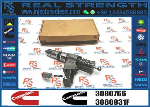 Inyector de combustible Common Rail OE 3080766 Usado para el motor Cummins serie N14 Inyección diésel Piezas de automóvil de alta calidad fabricadas en China