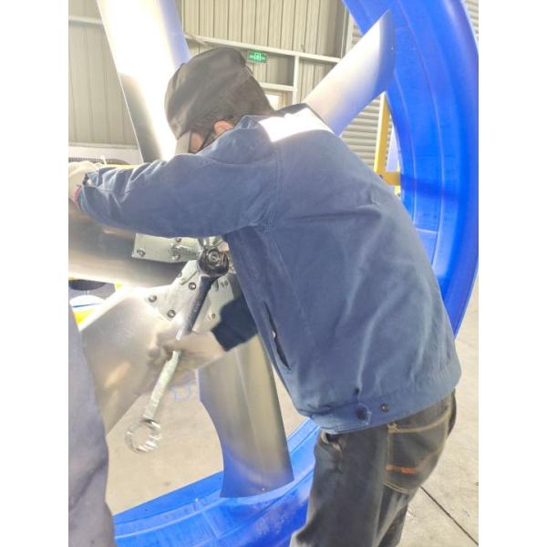 Grande ventilador de resfriamento de ar de circulação de escape industrial de lâmina de alumínio ventilador de criação de aves de capoeira