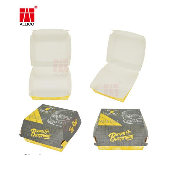 Wood Pulp Recycled 3/8in Food Packaging Gift Boxes Chicken Hamburger Use