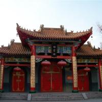 Vente en gros de carreaux de toit classiques jaunes céramique sanctuaire chinois en Australie