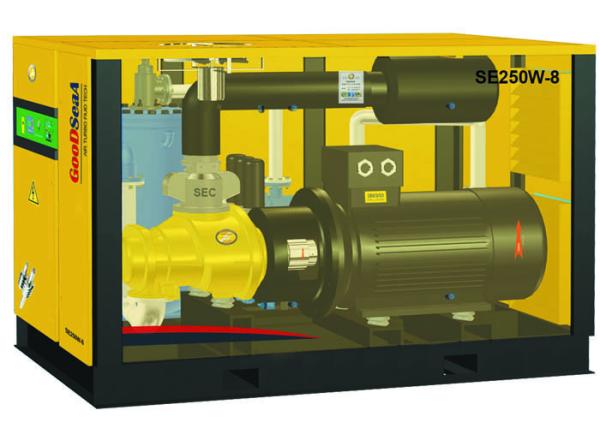 280kw Electric Industry  Double Screw Air Compressors Air or Water Cooled