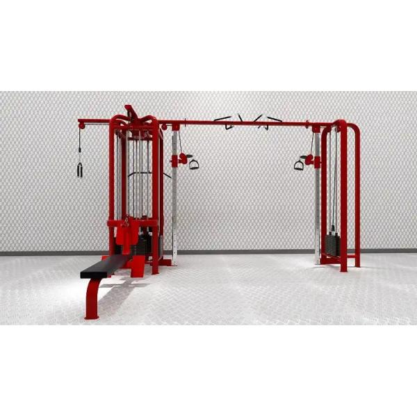 Commercial Gym Equipment Adjustable Pulley 5 Station Multi Gym Strength Training Cable Machine Gym