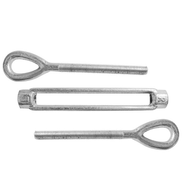 Slivery Turnbuckles Eye Eye Adjustable Wire Rope Turnbuckle of Stainless Steel 304 316