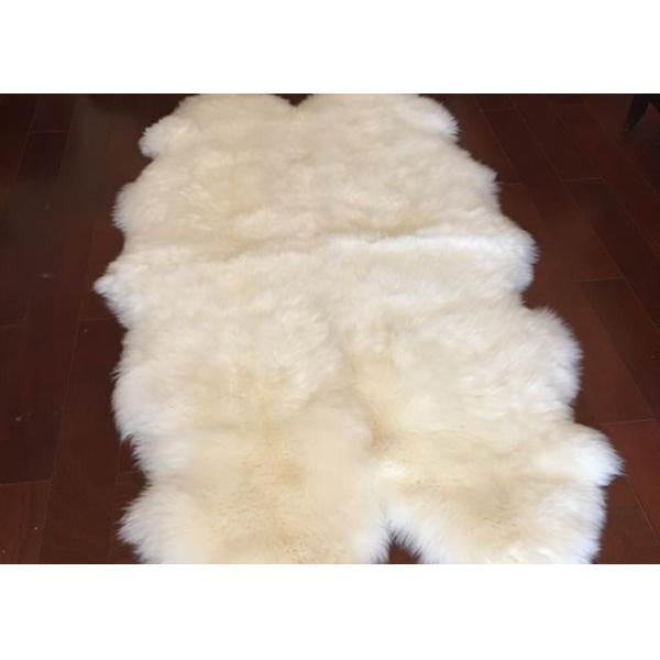 Кожа овец шубнин двойника ламбсвоол реального половика овчины длинная прячет для лобби гостиницы